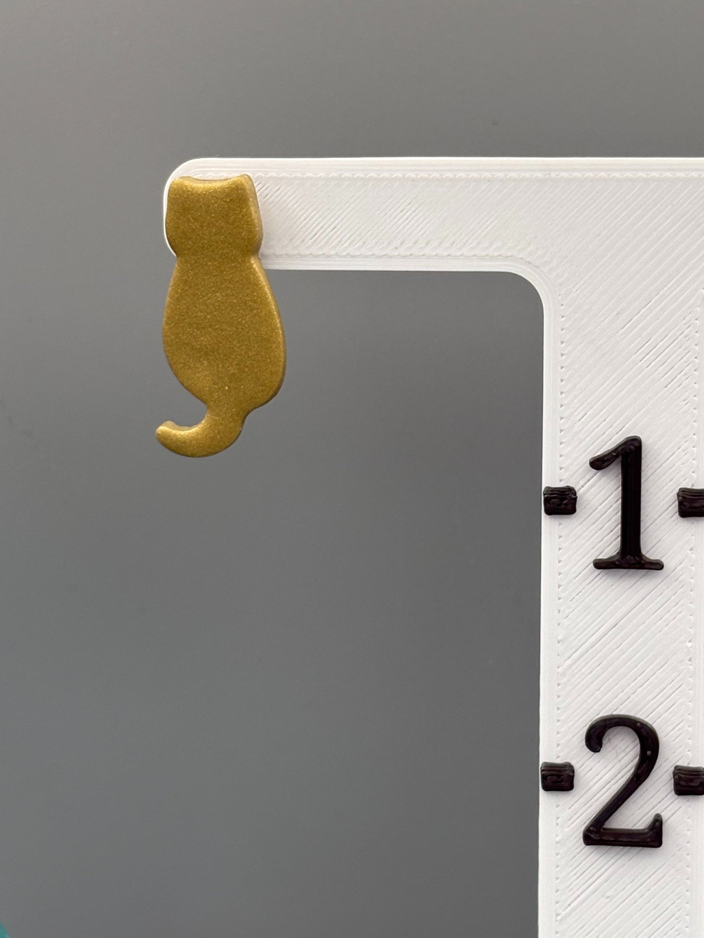 Gold Sitting Cat Stud Earrings - handcrafted polymer clay earrings by Lakeside Clay