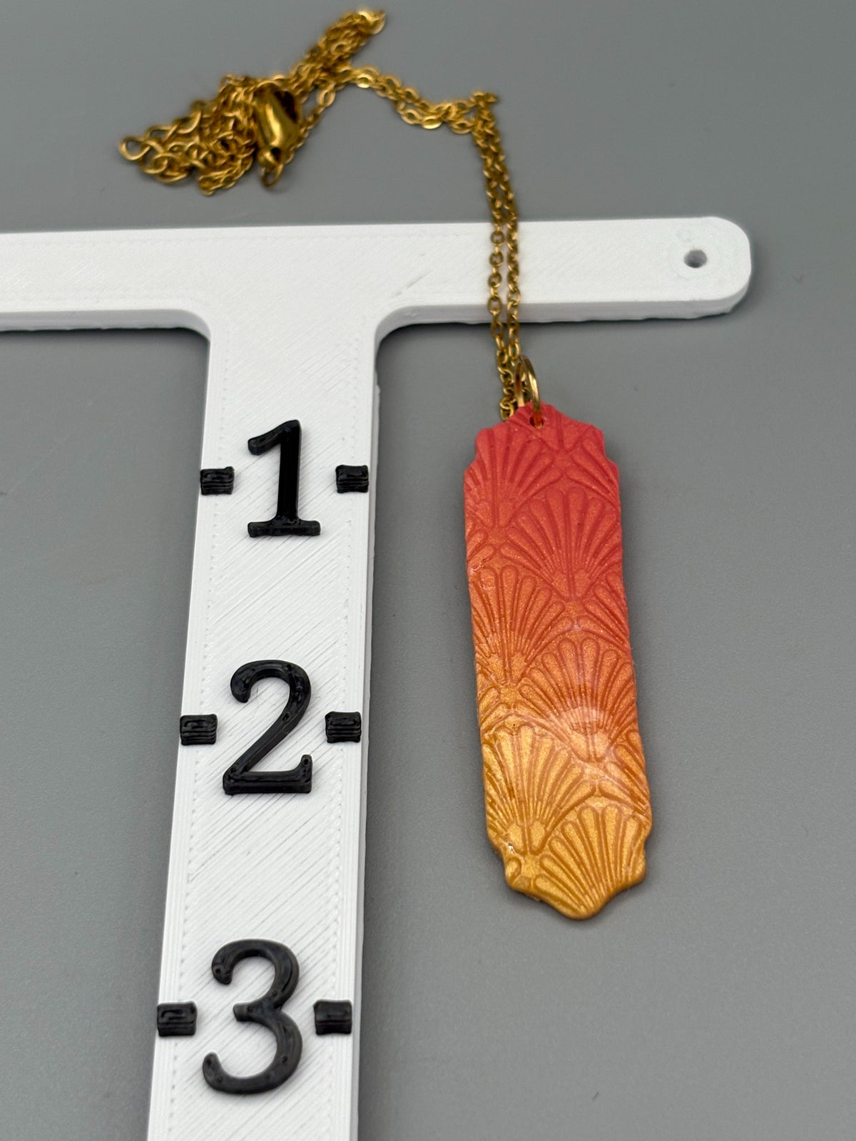 Art Deco Sunset Drop Necklace