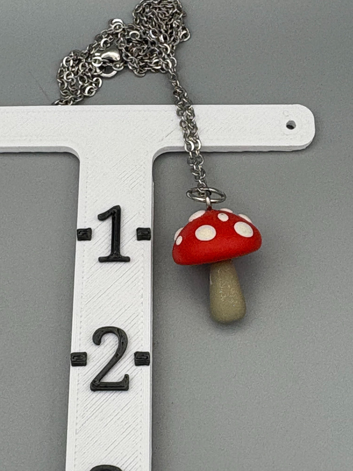 Collier Champignon Rouge