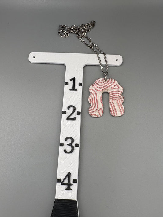 Collier Art Déco rose