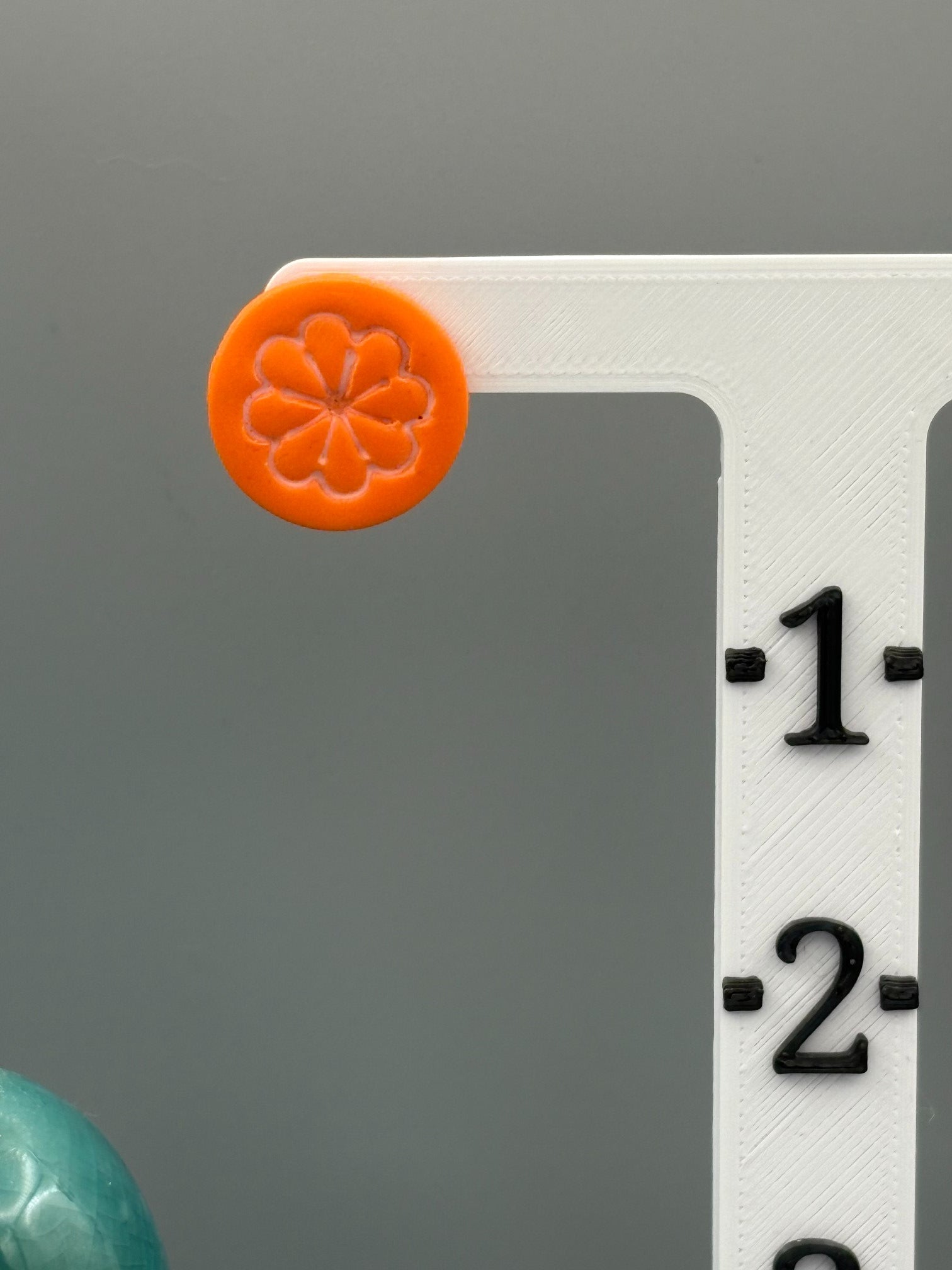 Orange Slice Stud Earrings - handcrafted polymer clay earrings by Lakeside Clay