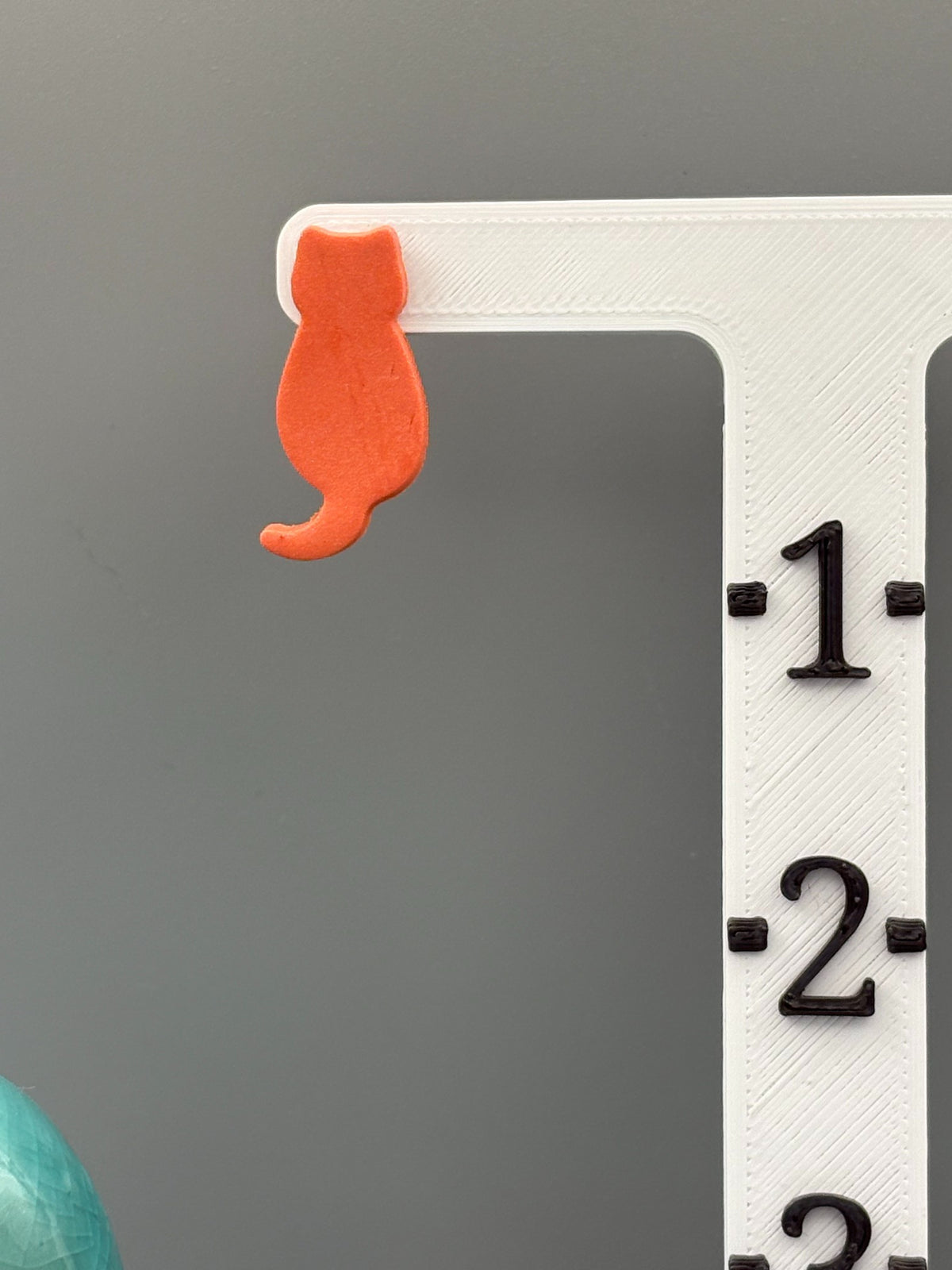 Orange Sitting Cat Stud Earrings - handcrafted polymer clay earrings by Lakeside Clay