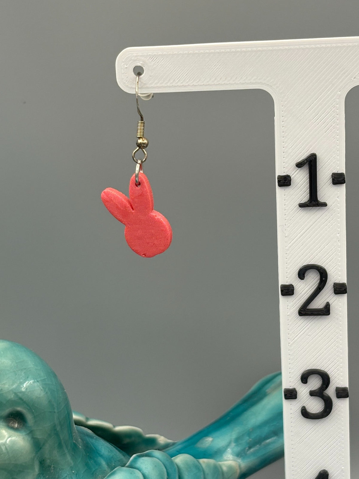 Pink Bunny Heads Earrings
