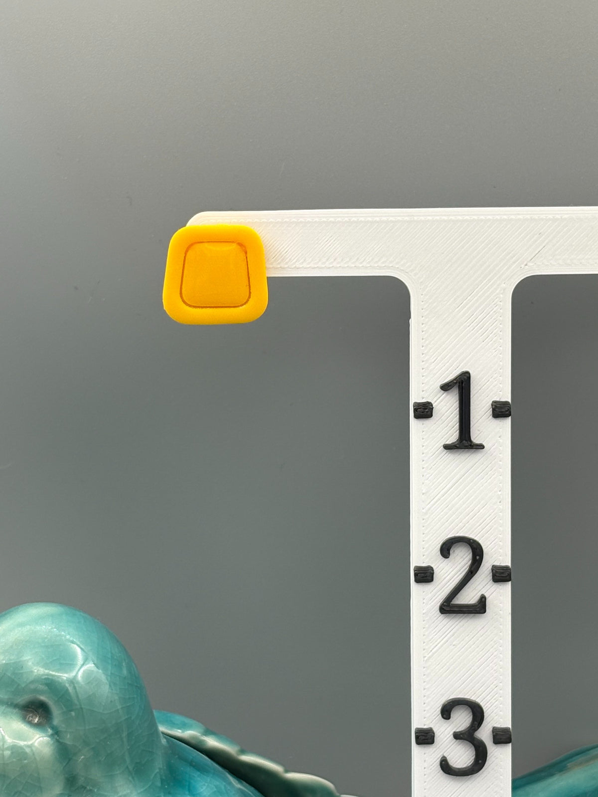 Yellow Trapezoid Stud Earrings - handcrafted polymer clay earrings by Lakeside Clay