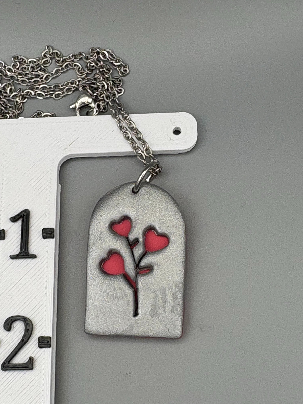 Heart Flowers Necklace