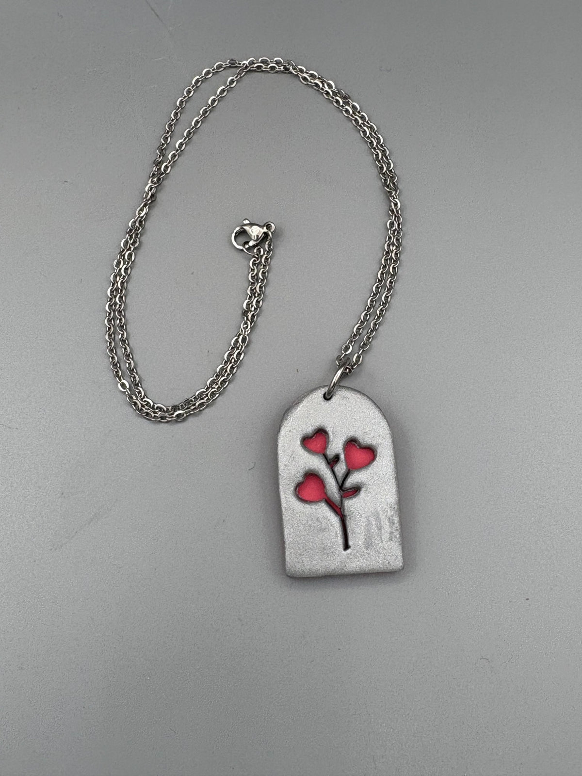 Heart Flowers Necklace