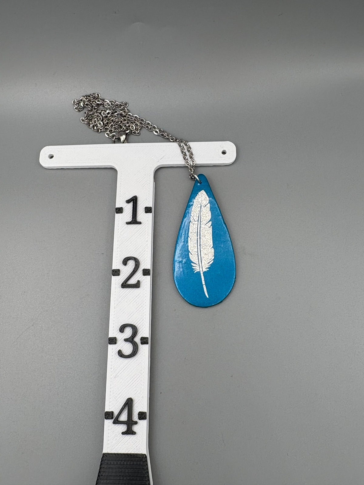 Silver Feather Necklace