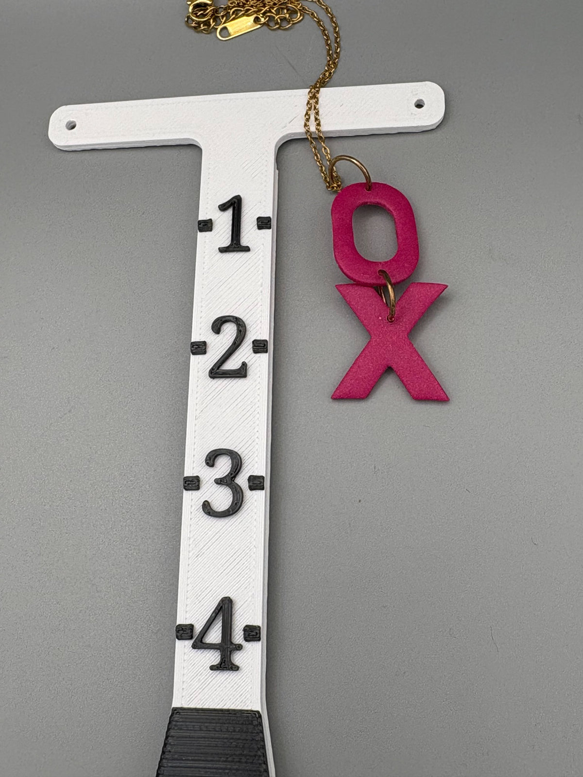 Pink Hug & Kiss Necklace