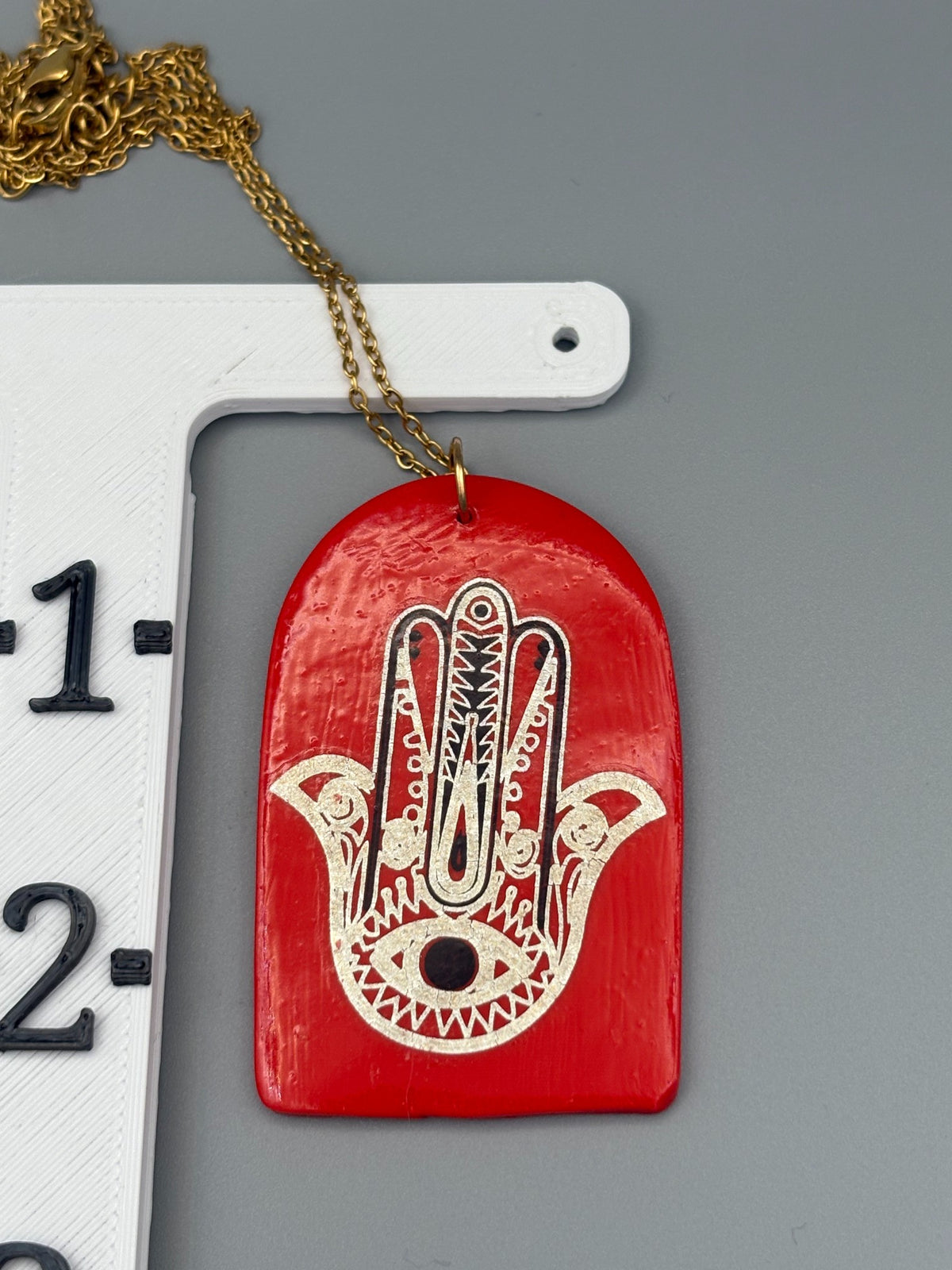 Silver Hamsa Necklace