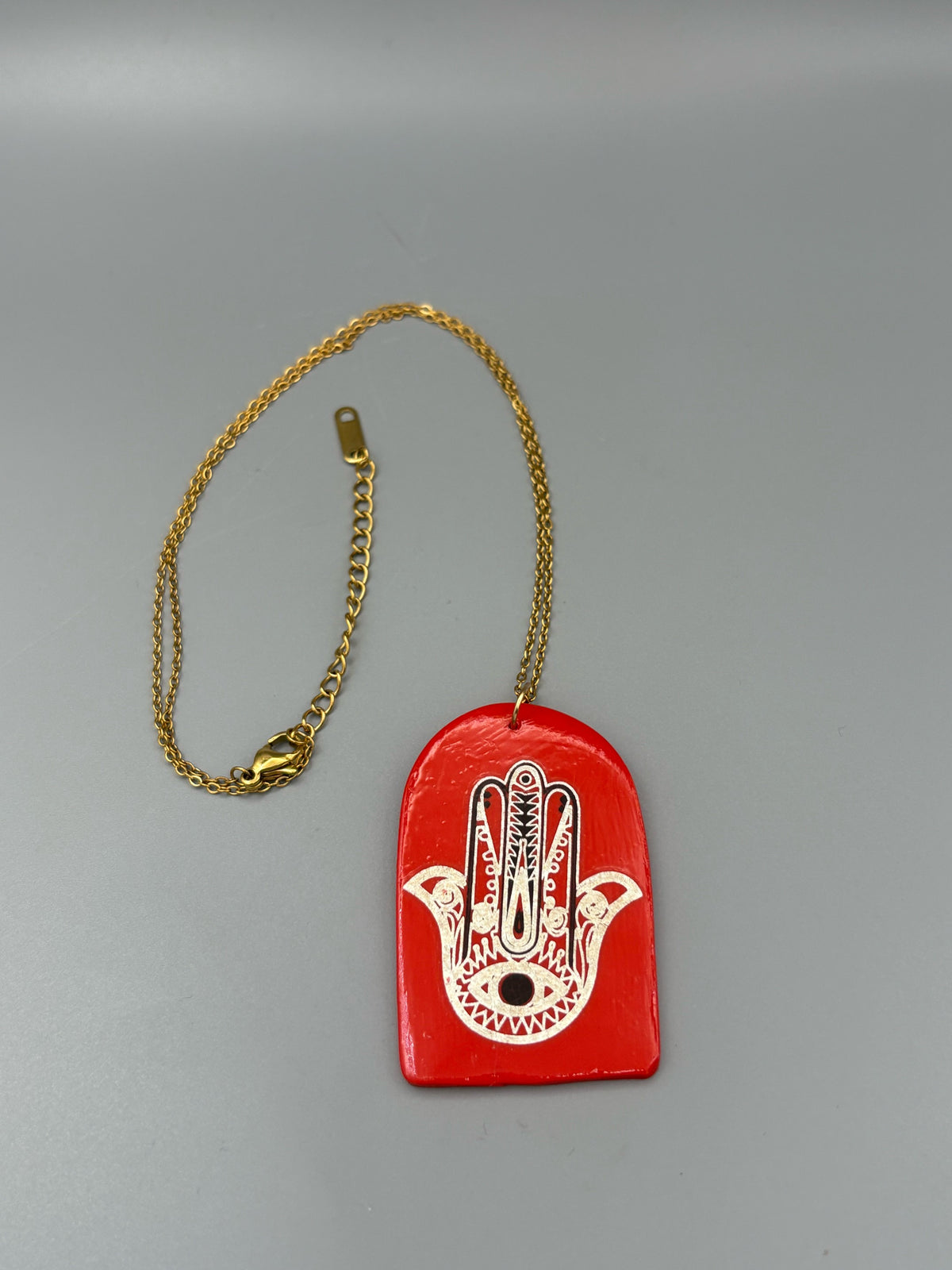 Silver Hamsa Necklace