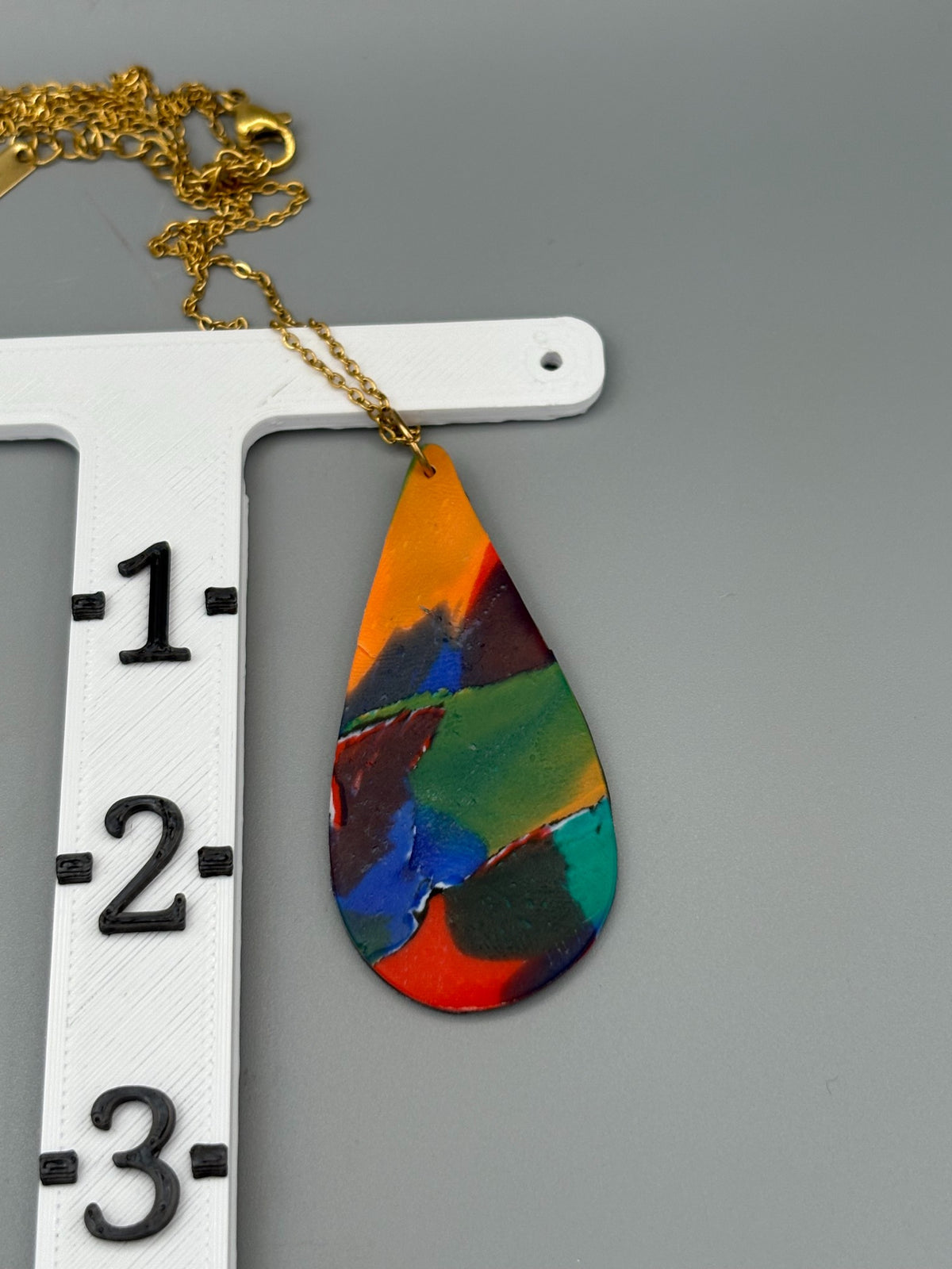 Water Colour Drop Necklace