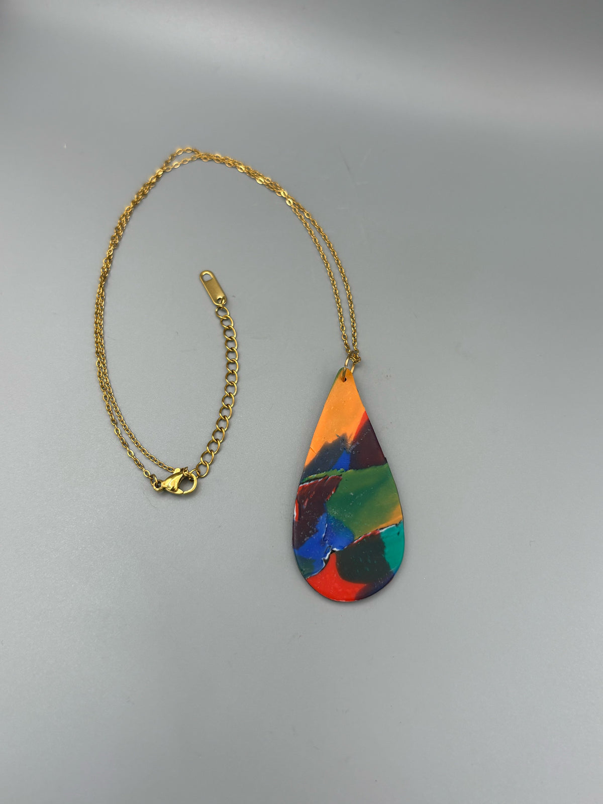 Water Colour Drop Necklace