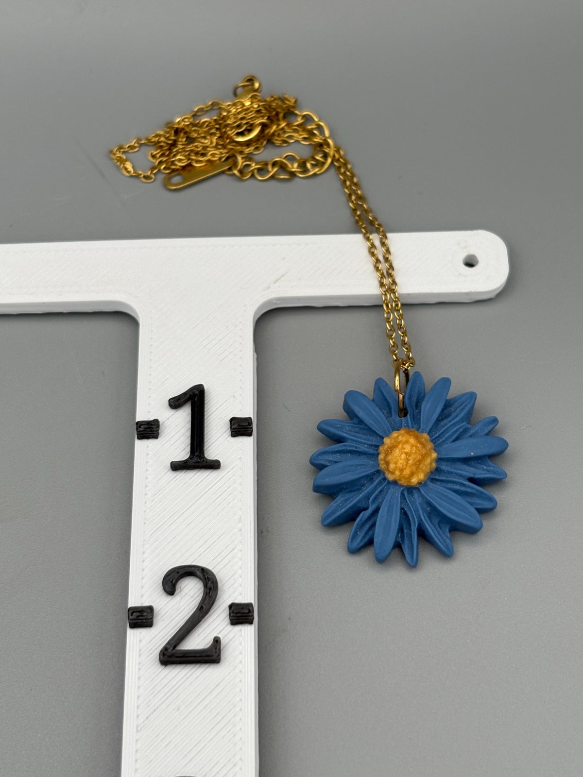 Blue Flower Necklace