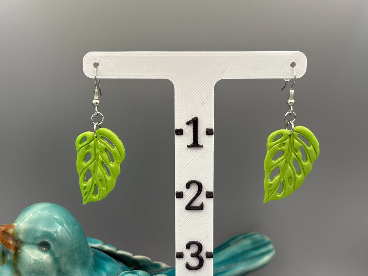 Boucles d'oreilles Feuilles de Monstera