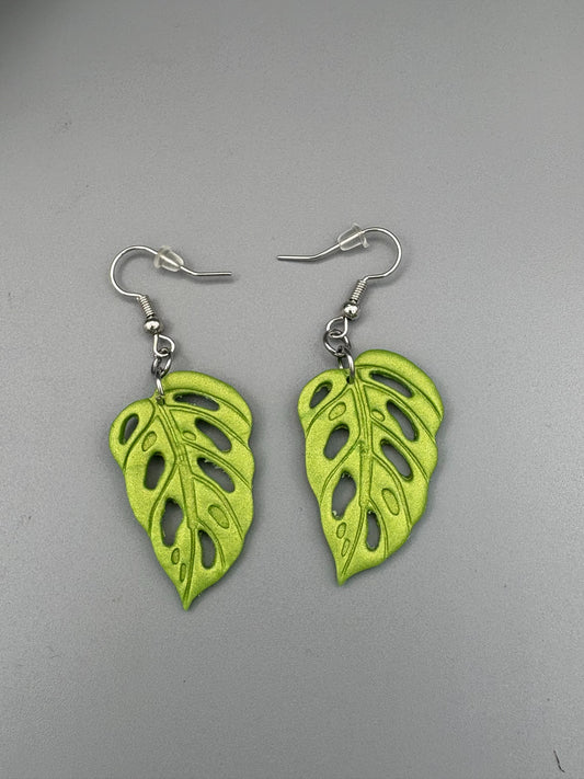 Boucles d'oreilles Feuilles de Monstera
