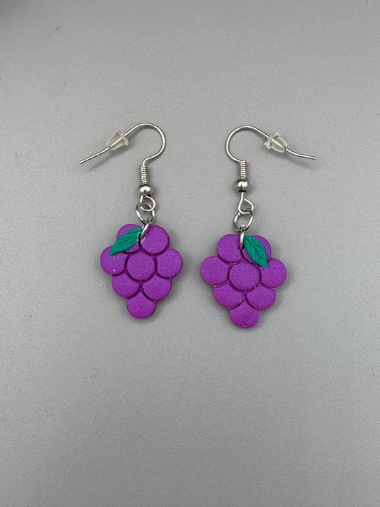 Boucles d'oreilles Raisins