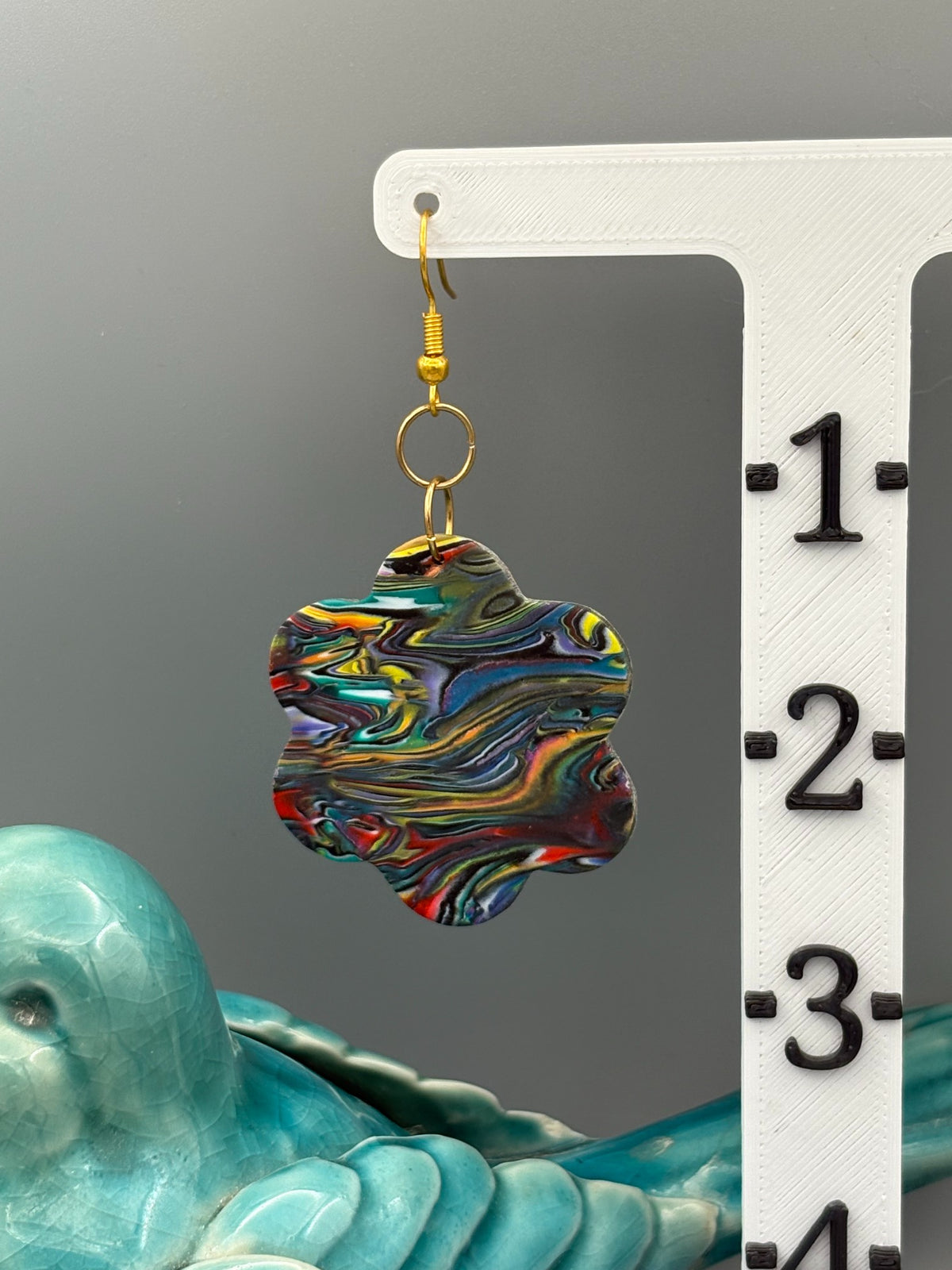 Boucles d'oreilles Fleurs Kaléidoscope