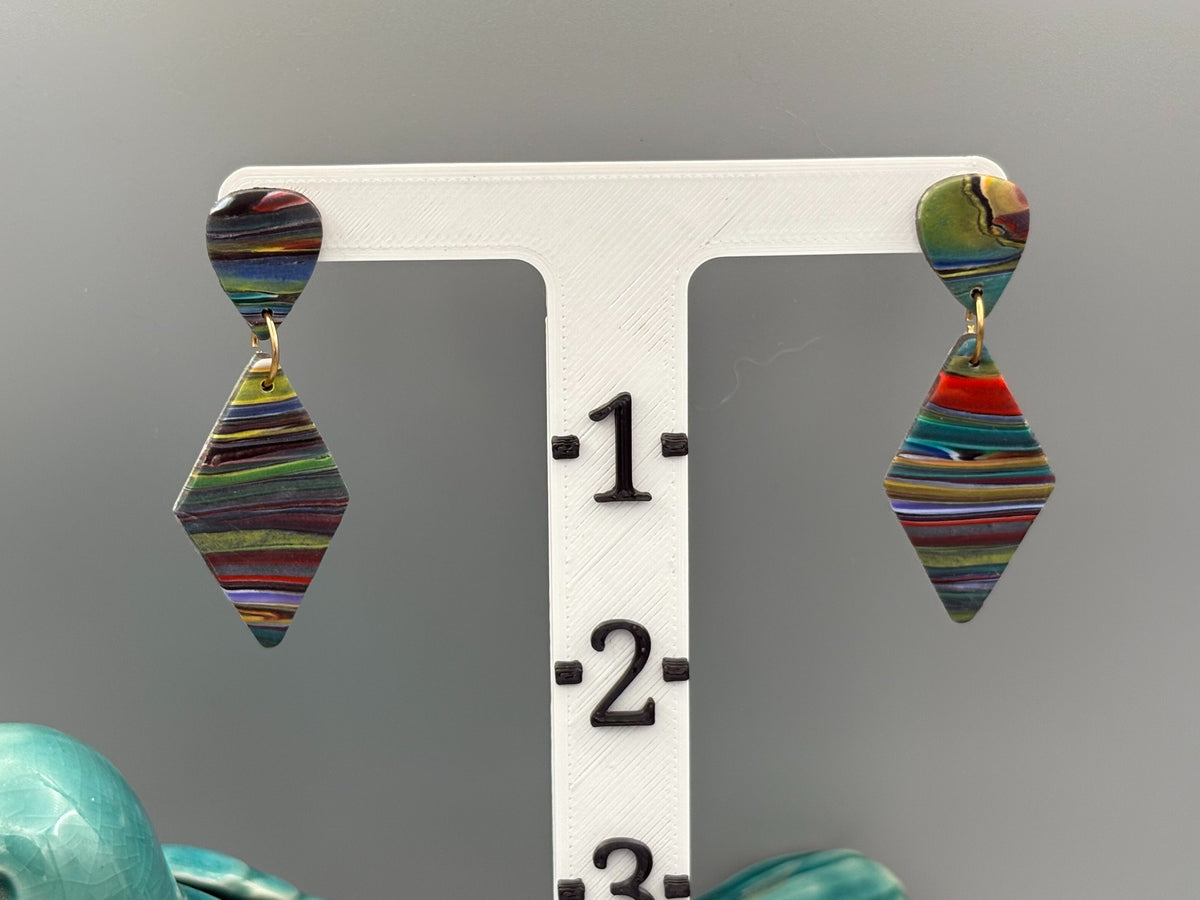 Boucles d'oreilles Diamants Kaléidoscope