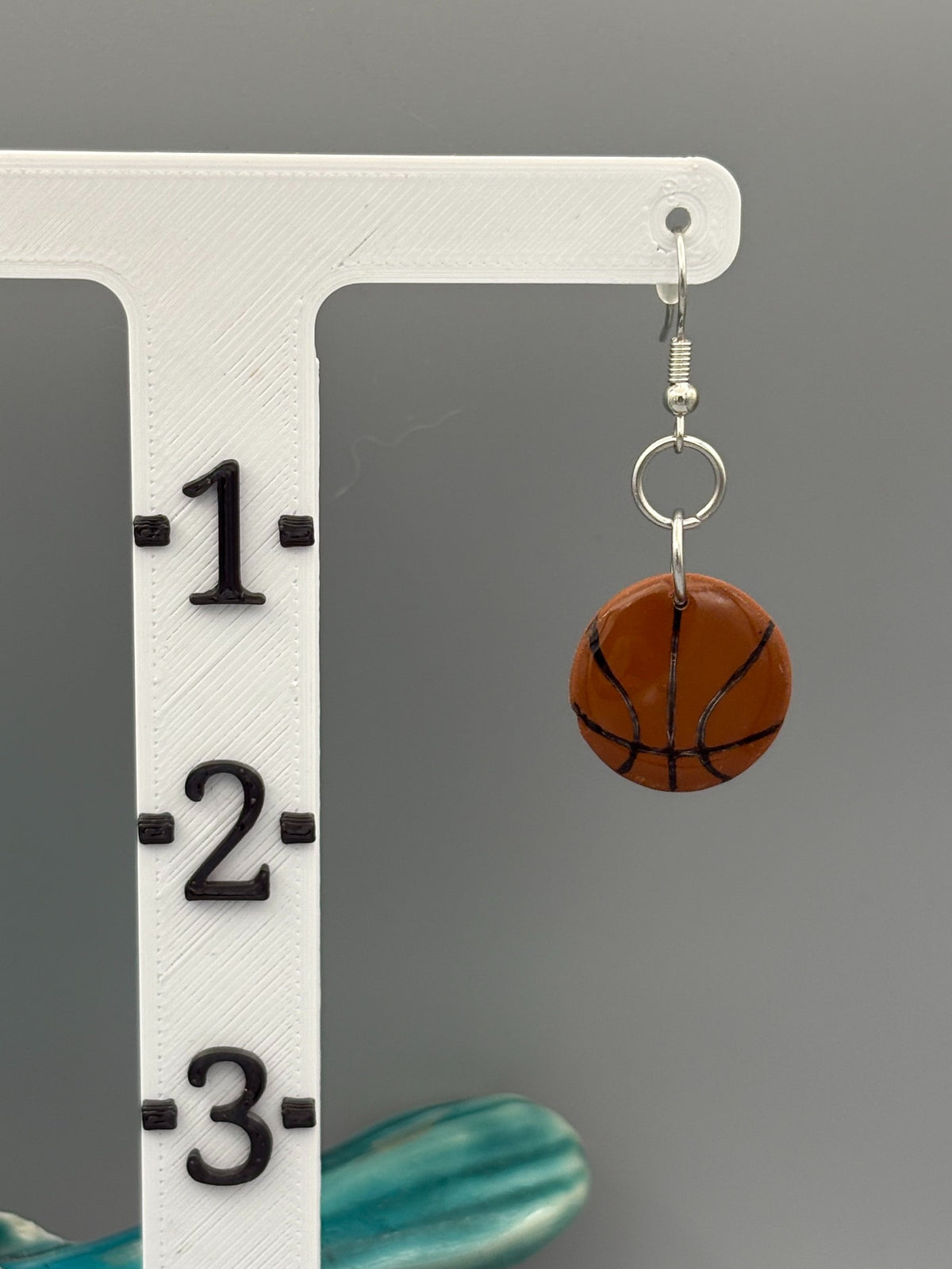 Boucles d'oreilles ballons de basket