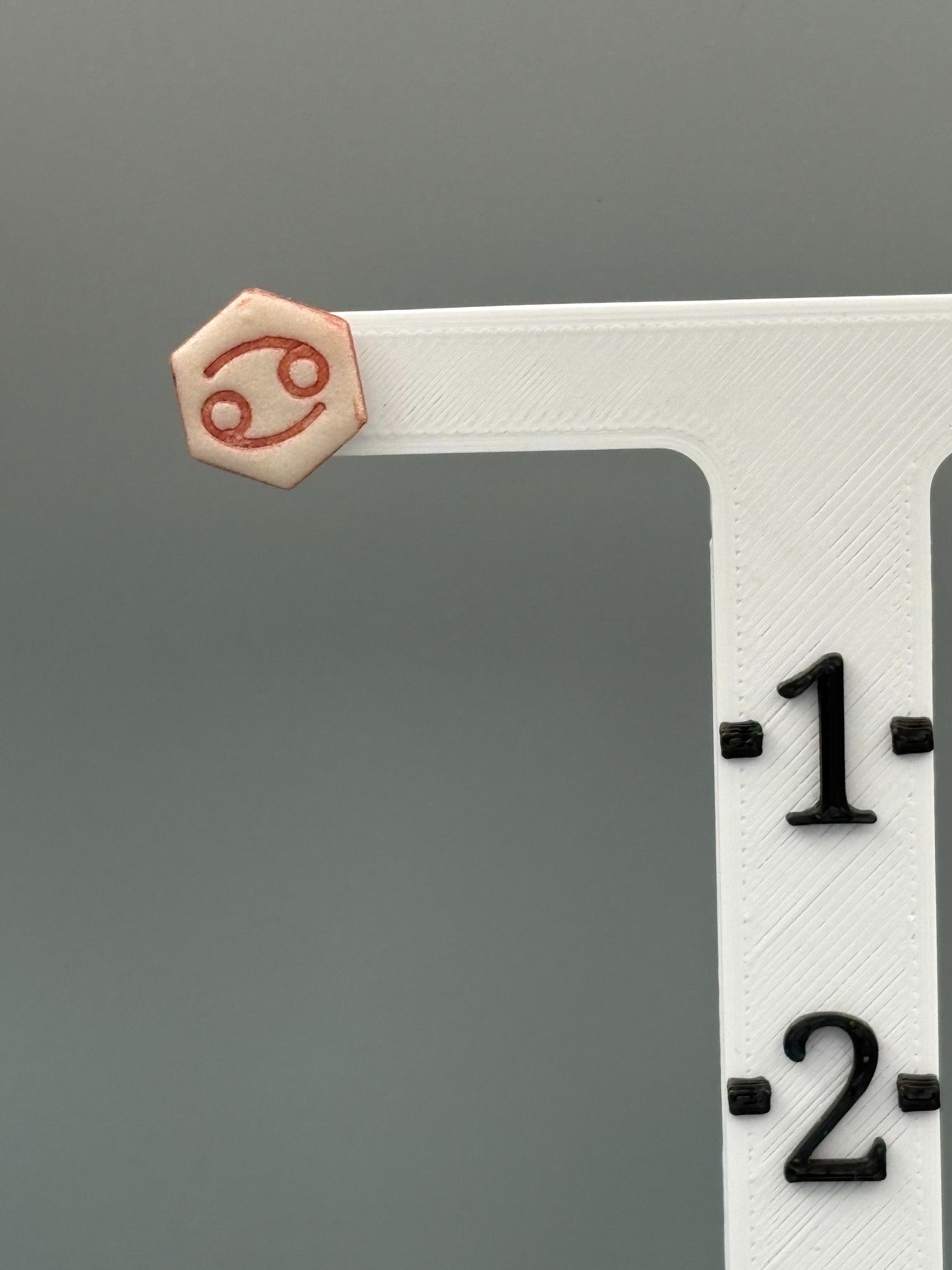 Cancer Stud Earrings - handcrafted polymer clay earrings by Lakeside Clay