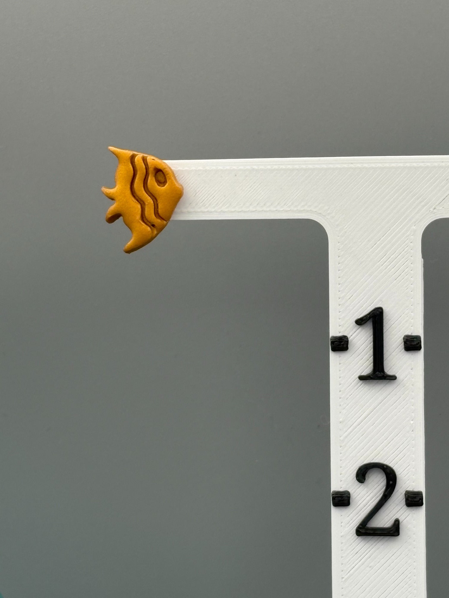 Gold Fish Stud Earrings - handcrafted polymer clay earrings by Lakeside Clay