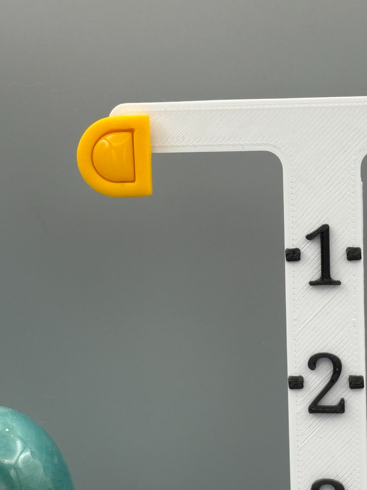 Yellow Semi Circle Stud Earrings - handcrafted polymer clay earrings by Lakeside Clay