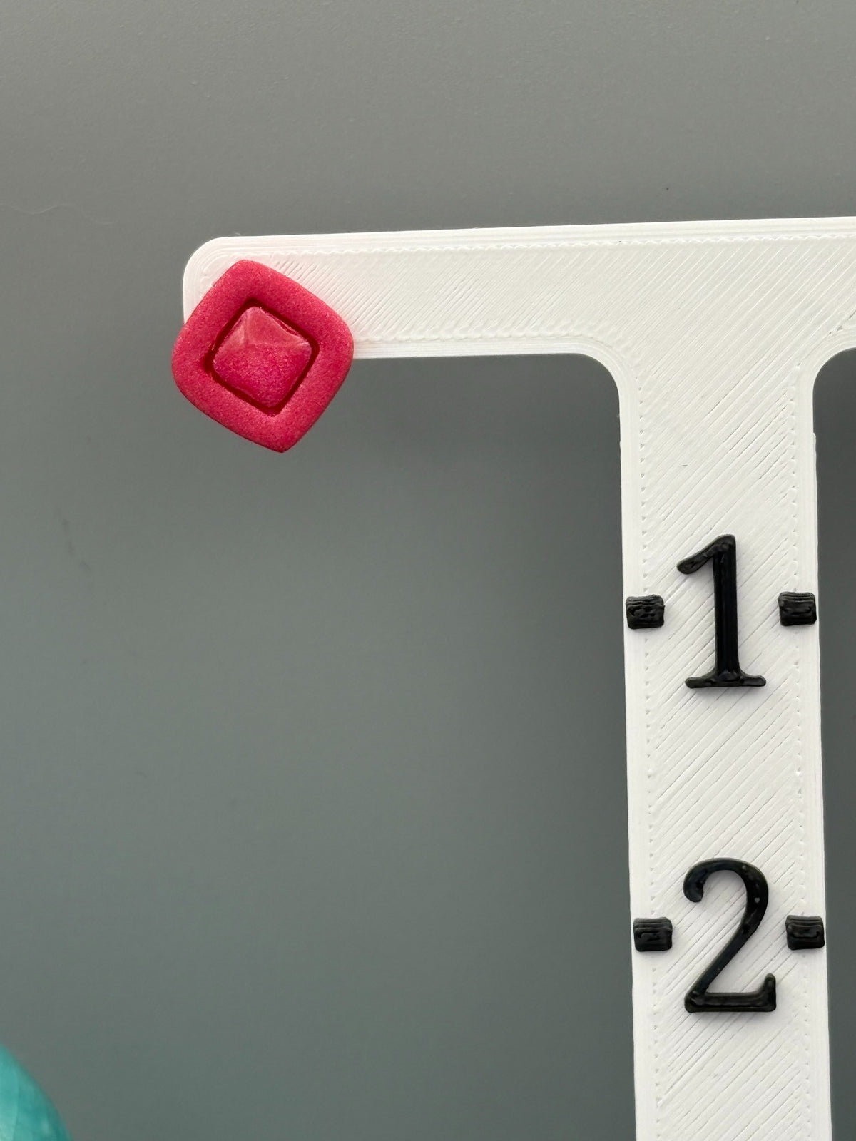 Pink Diamond Stud Earrings - handcrafted polymer clay earrings by Lakeside Clay