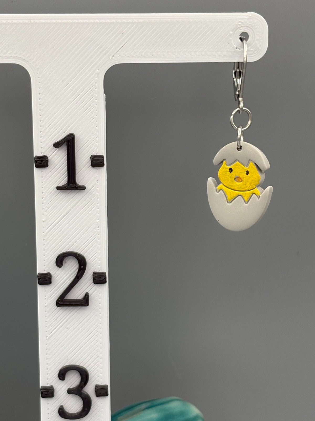 Hatching Yellow Chick Dangle Earrings - handcrafted polymer clay earrings by Lakeside Clay