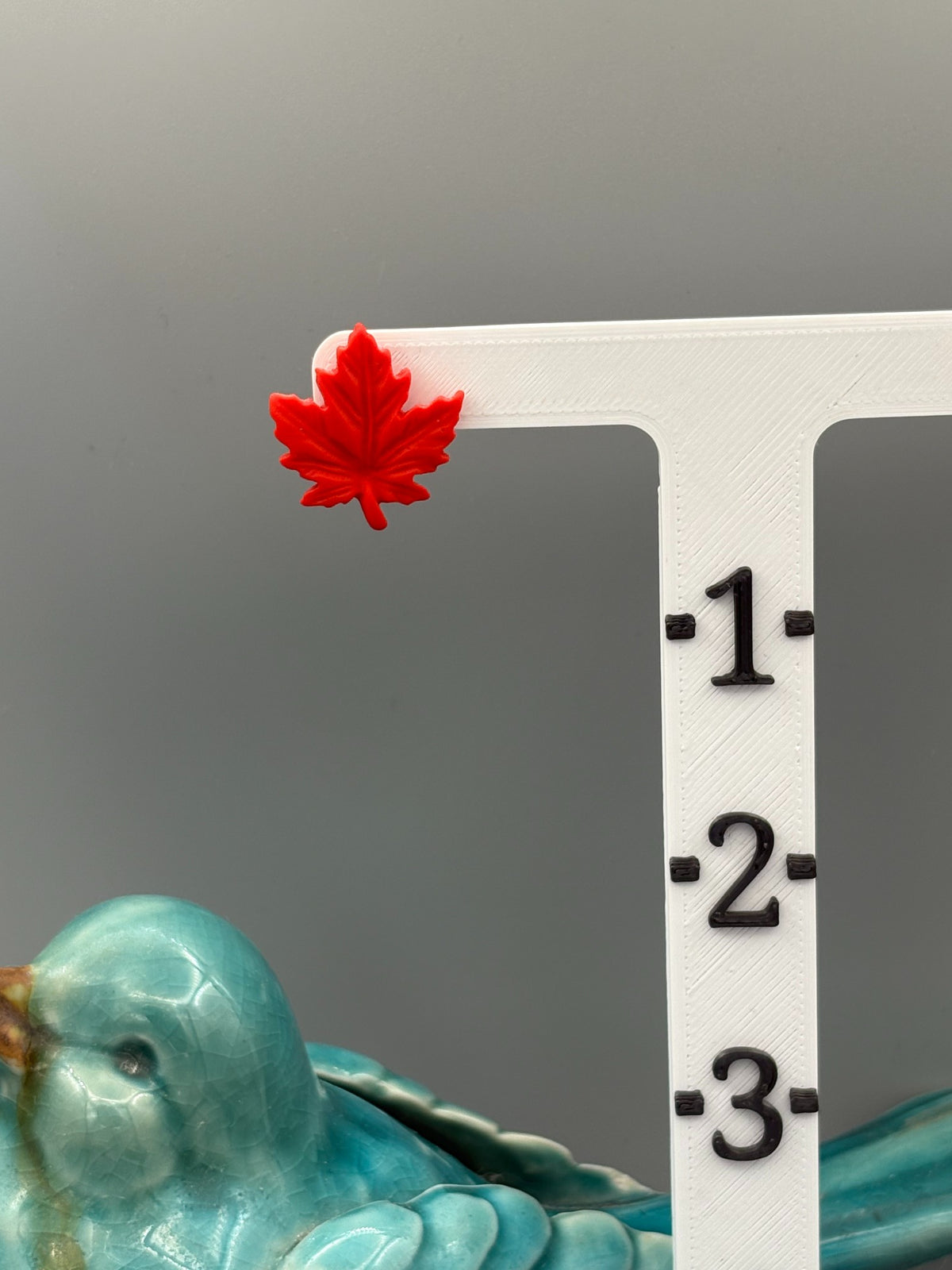 Maple Leaf Stud Earrings - handcrafted polymer clay earrings by Lakeside Clay