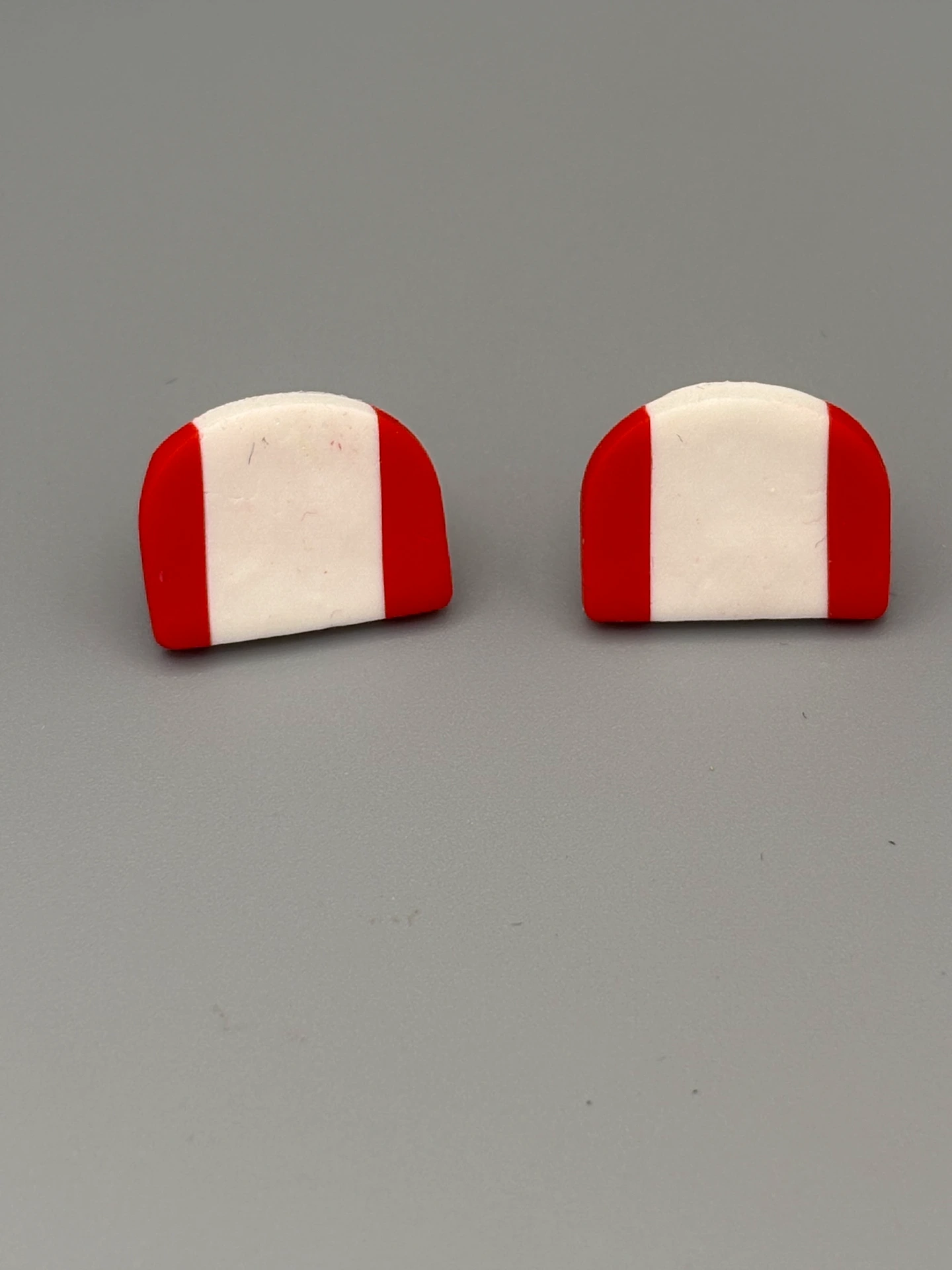 Red & White Semi Circles