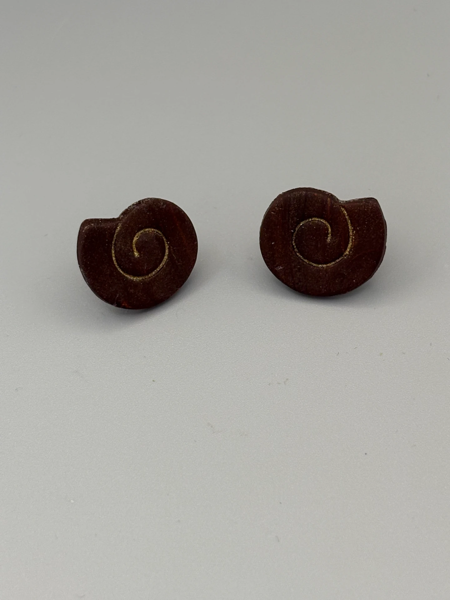[35-11] Brown Swirl Shells