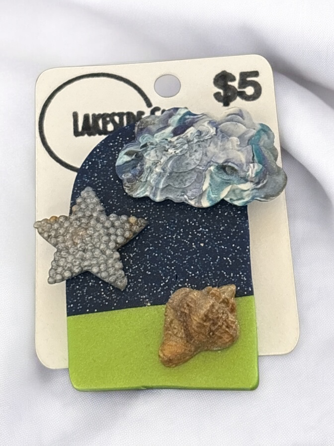 Shell, Cloud & Star Magnet