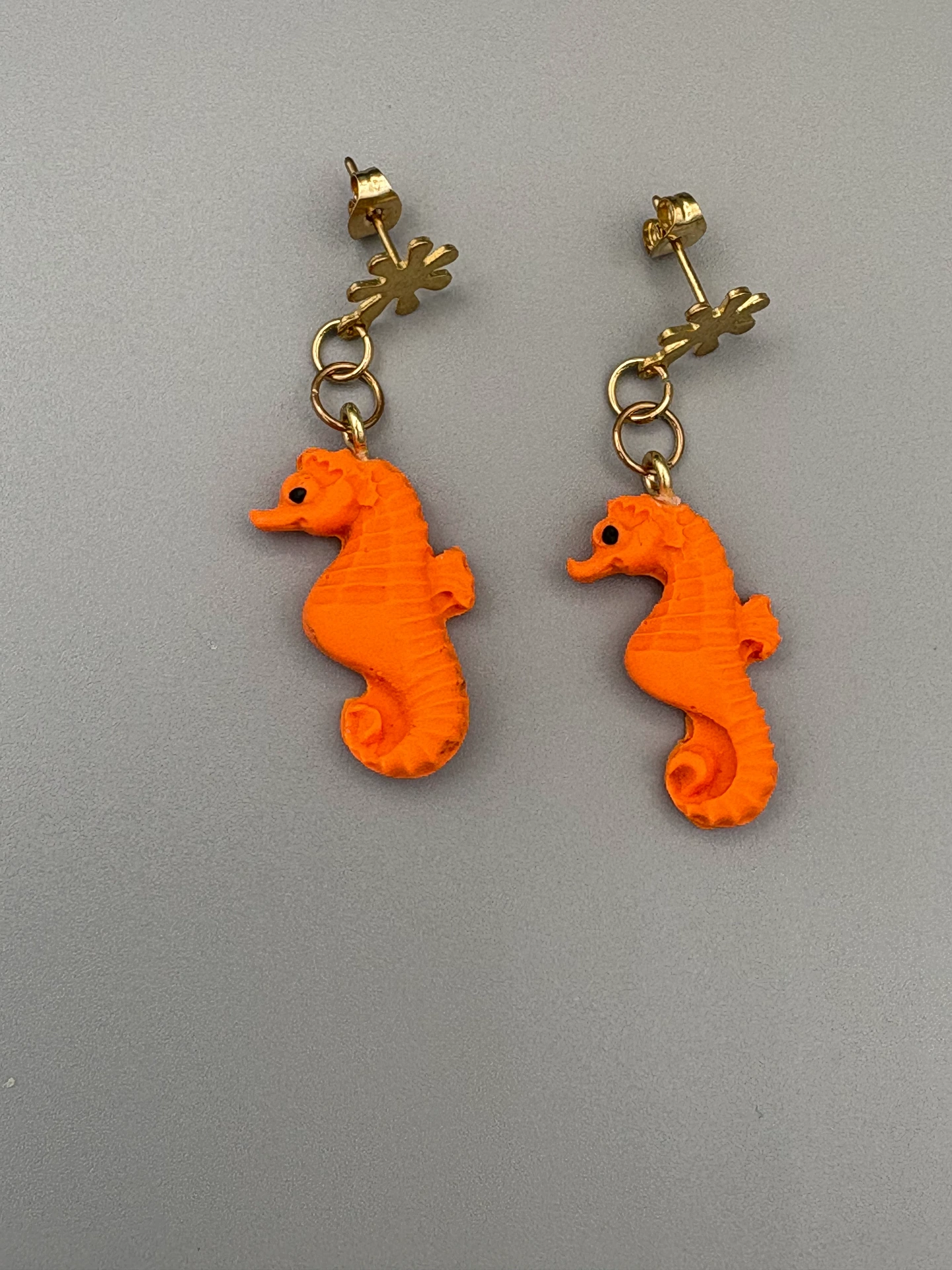 Orange Seahorses