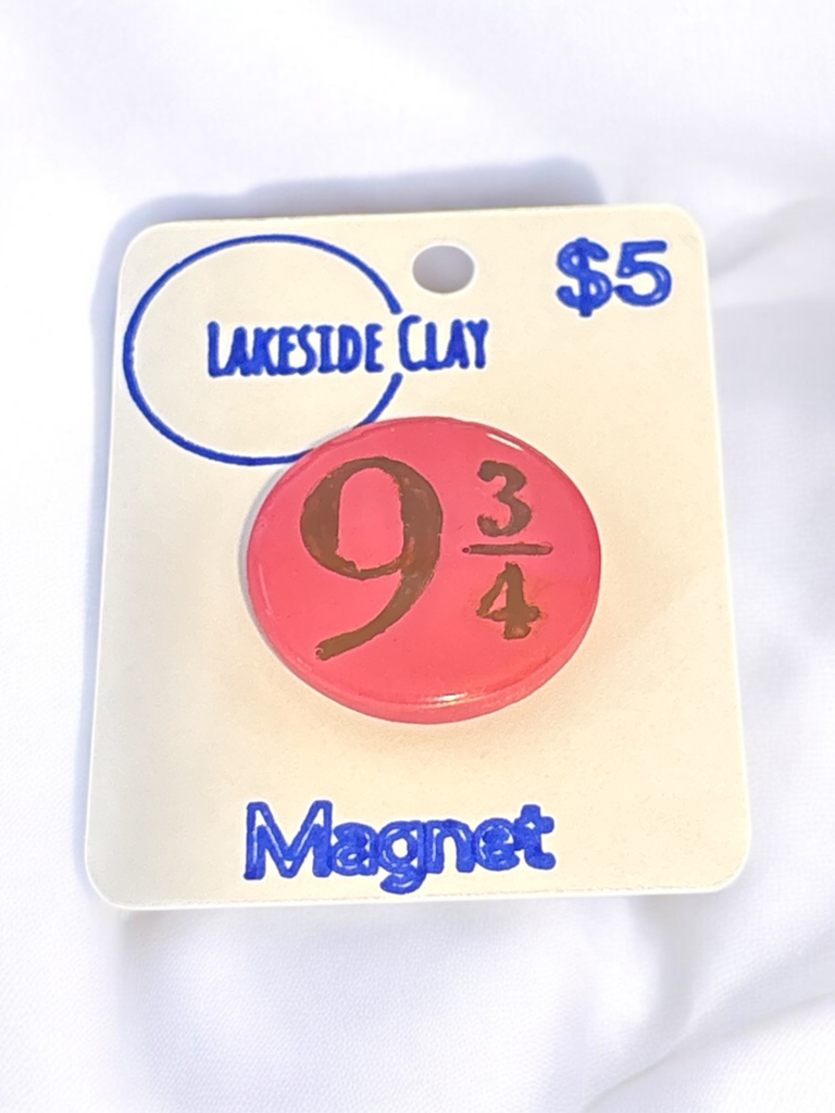 Pink 9 3/4 Magnet