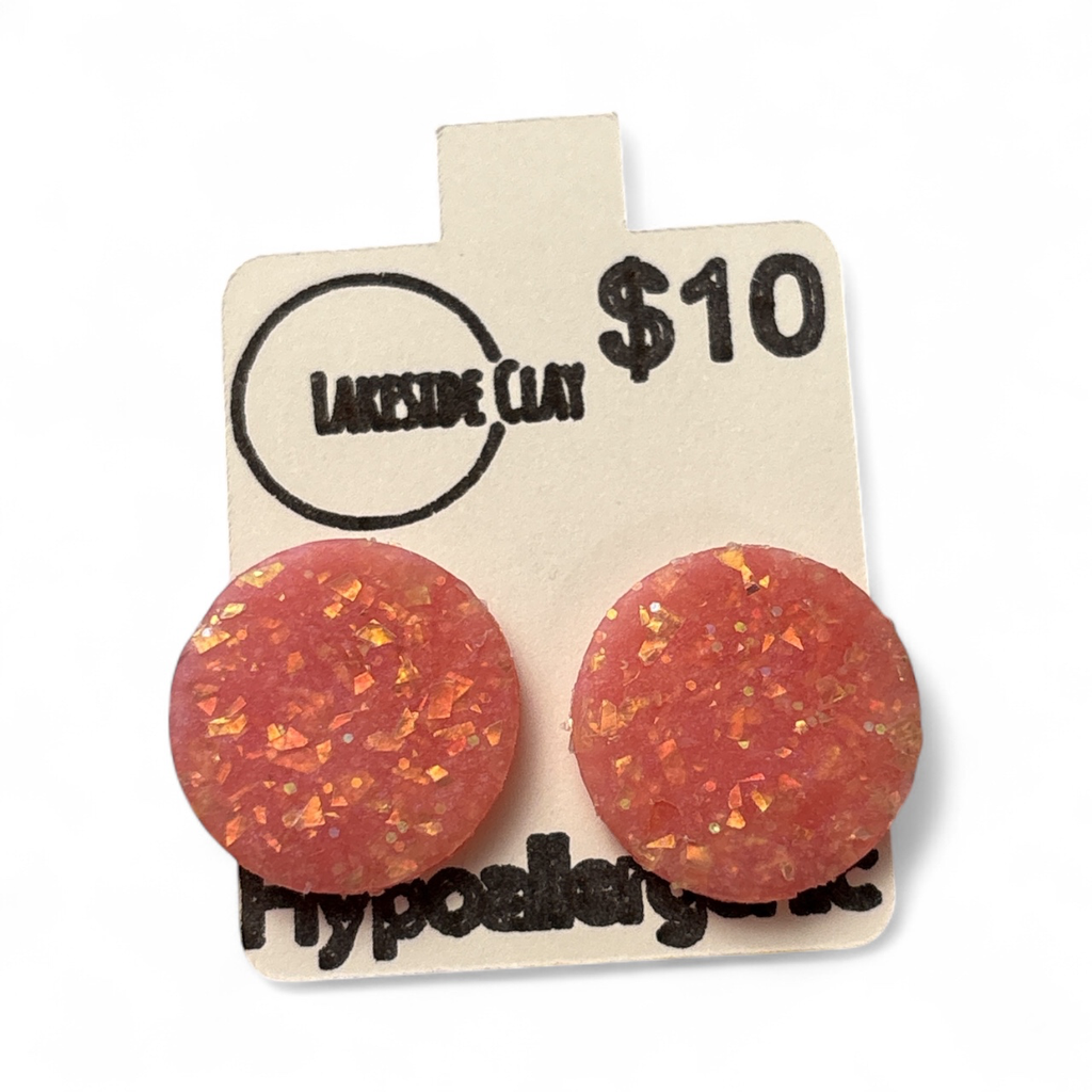 Pink Opalescent Circles