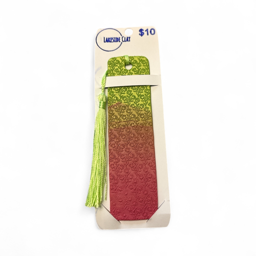 Watermelon Flowers Bookmark