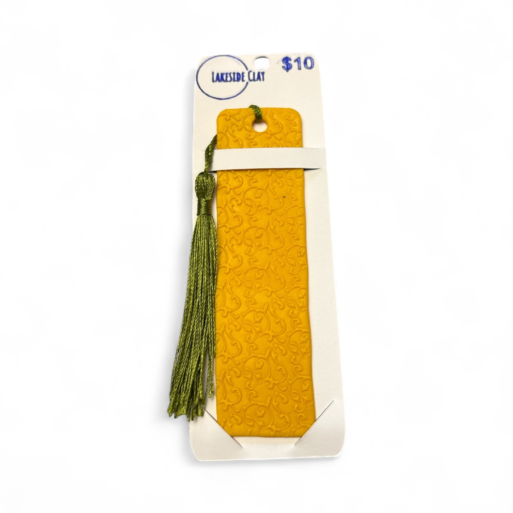 Yellow Damask Bookmark