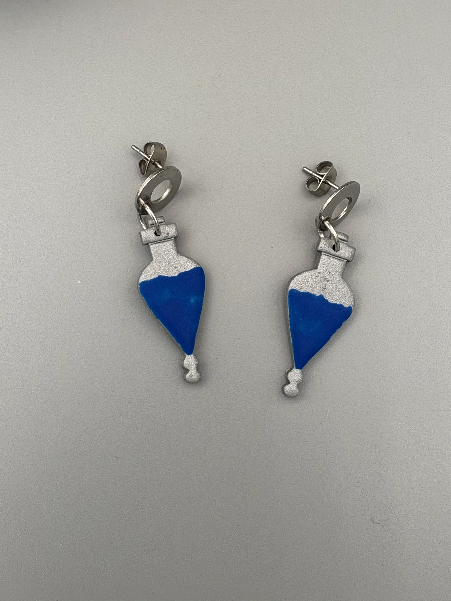 Blue Potion Bottles