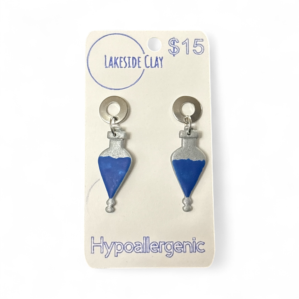 [42-3] Blue Potion Bottles