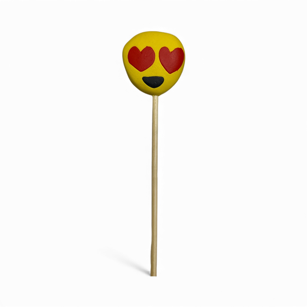[N-1] Love Emoji Plant Stake
