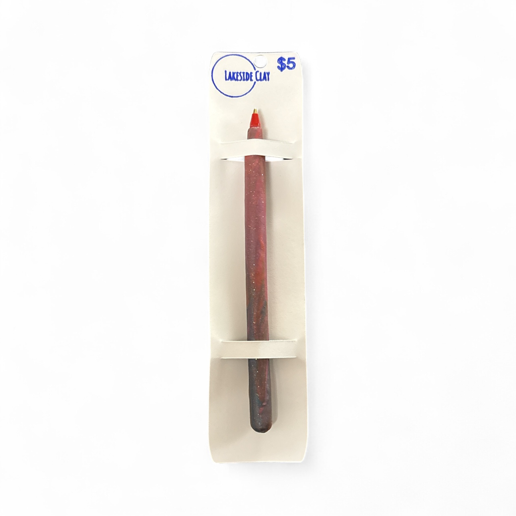 Pink & Green Marble Pen