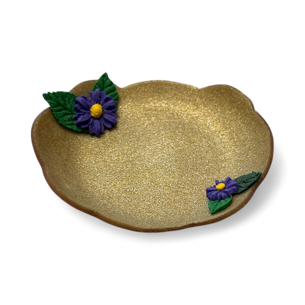 Sparkly Gold Trinket Dish