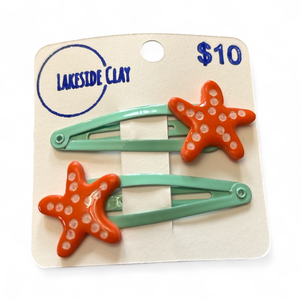 Starfish Hair Clips