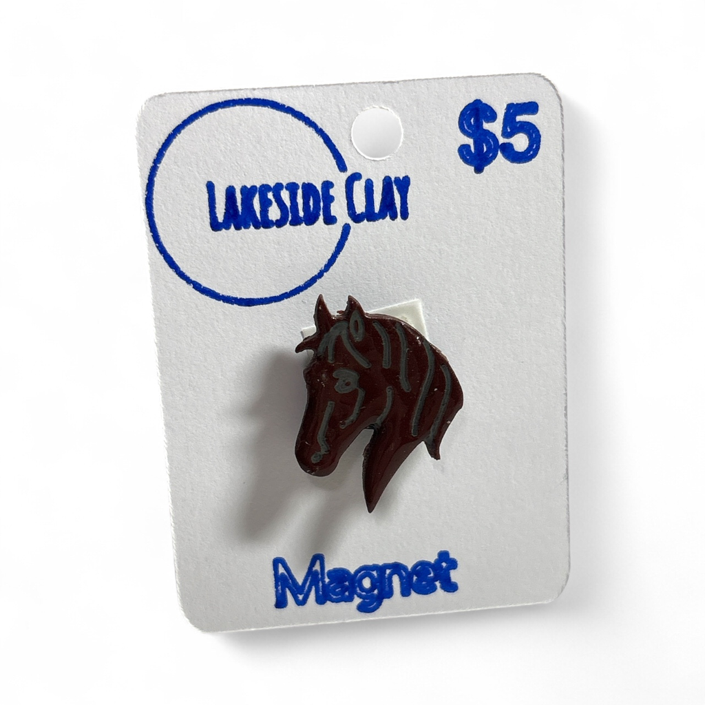 Dark Brown Horse Magnet