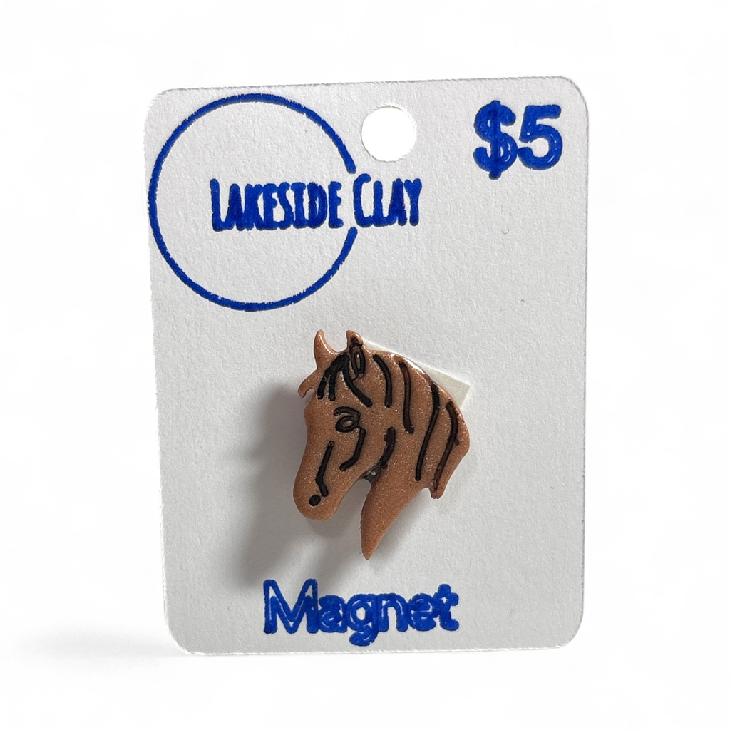 Tan Horse Magnet