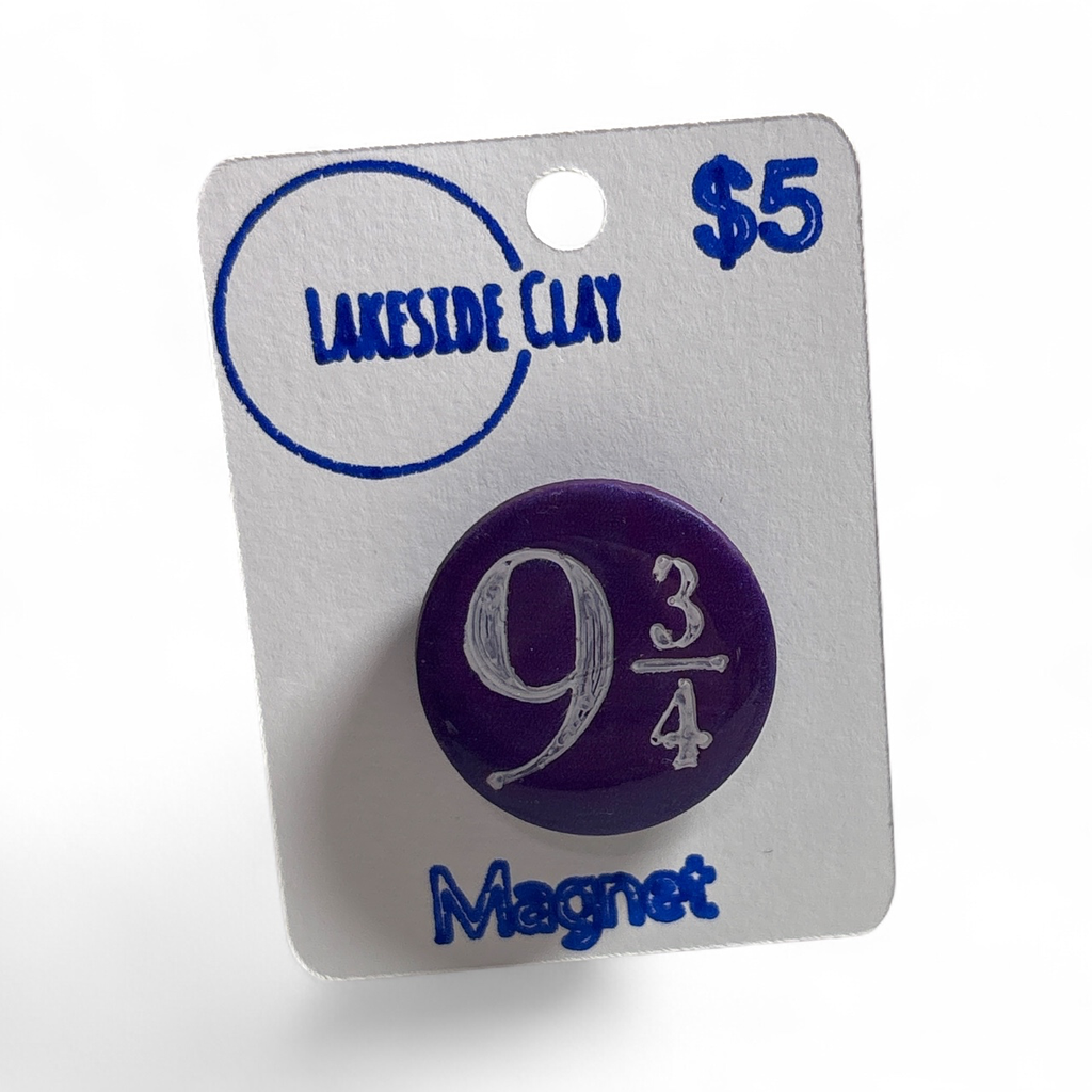 Purple 9 3/4 Magnet