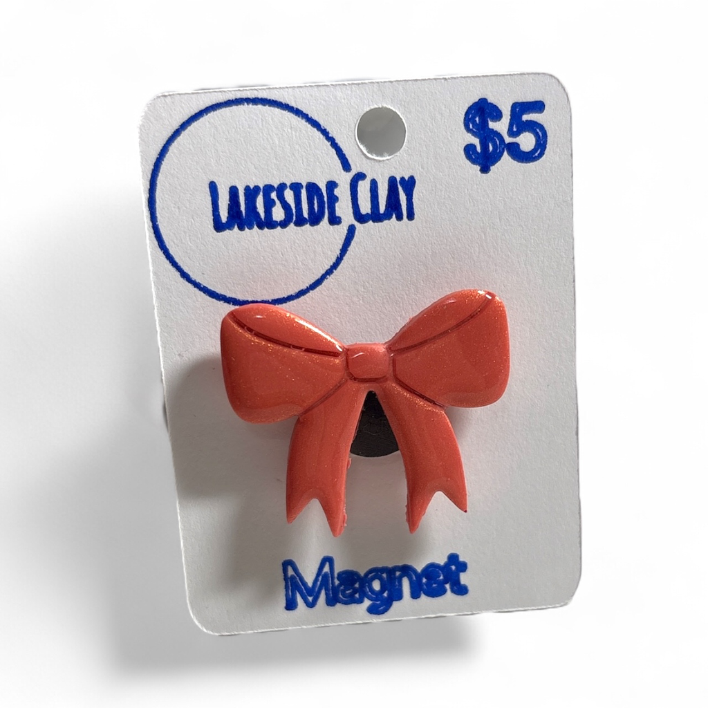 Pink Bow Magnet