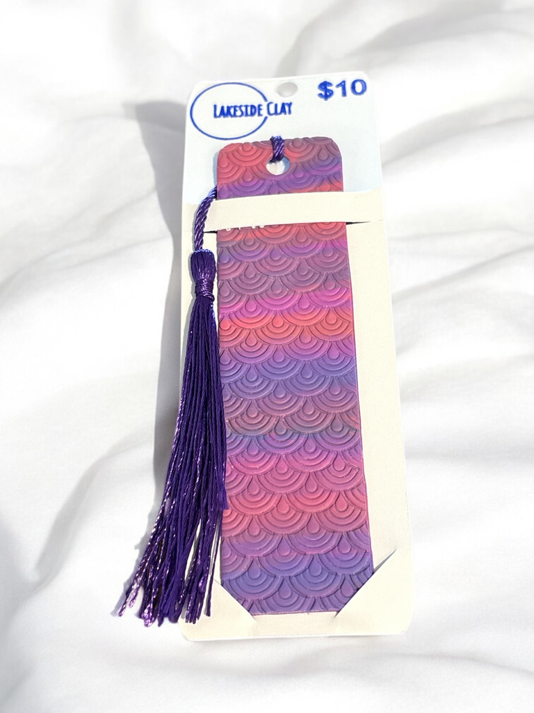 Pink, Purple & Blue Mermaid Bookmark