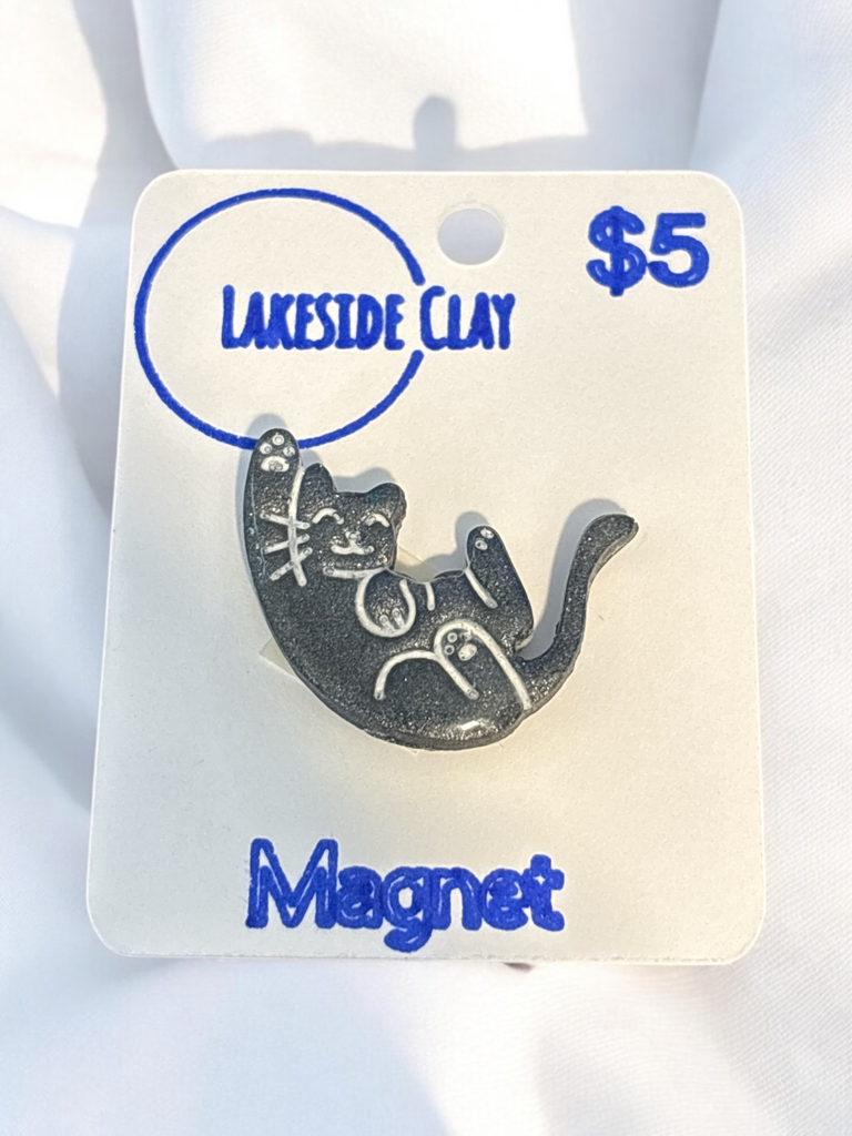 Playful Cat Magnet