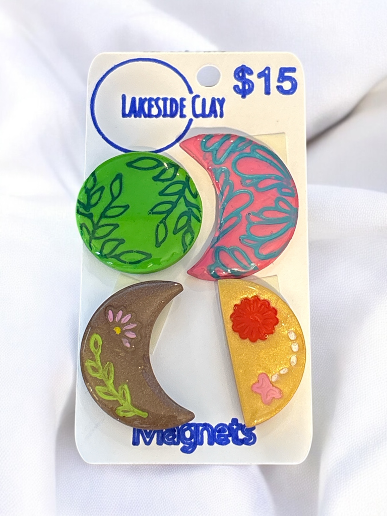 [B-11] Moon Phases Magnet Set